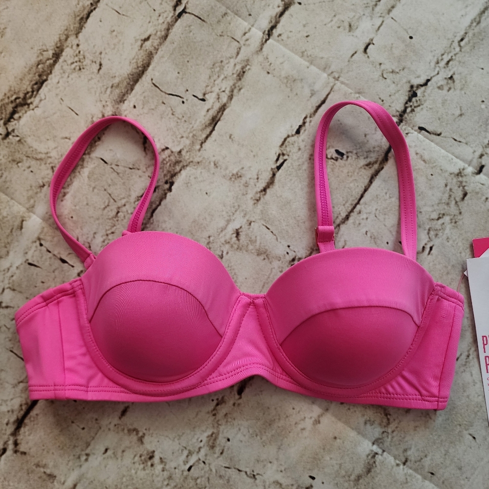 NWT Lilly Pulitzer Pink Bikini Top Size 0
